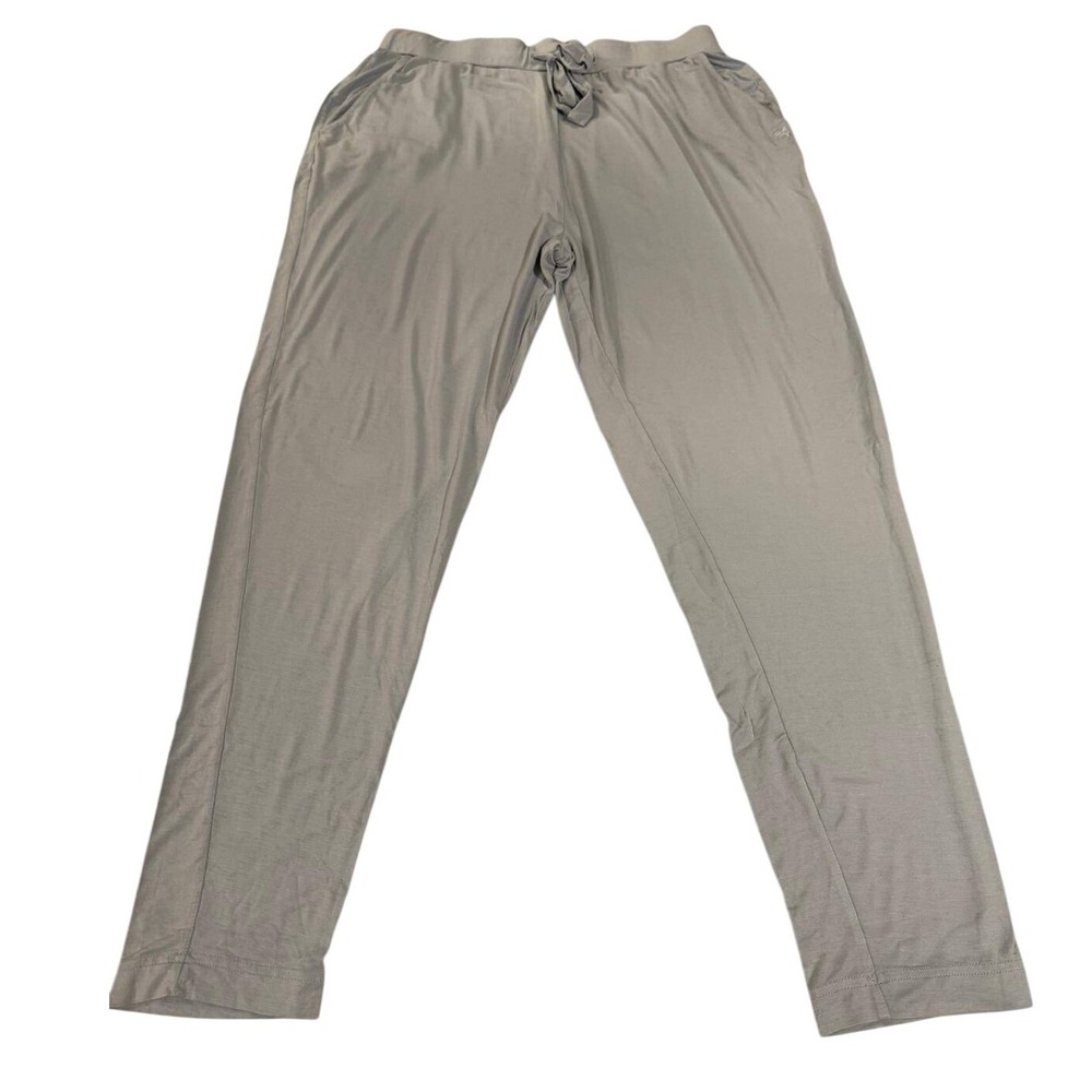 Cozy Earth Bamboo Joggers Light Blue Lounge Pants Women's Size L Soft Pockets‎